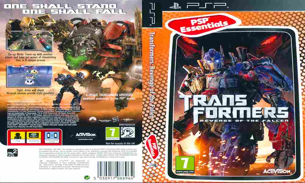 Transformers revenge of the fallen hot sale xbox 360